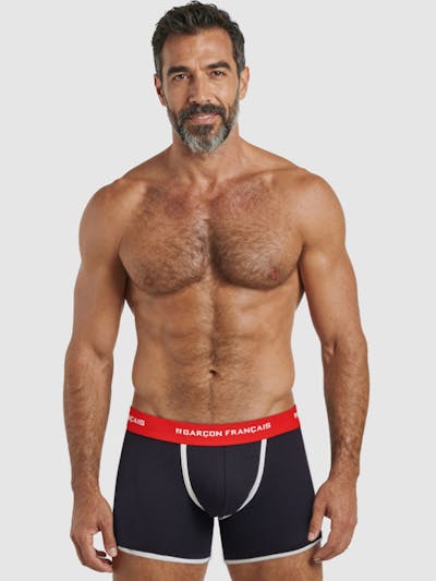 Boxer classique tricolore