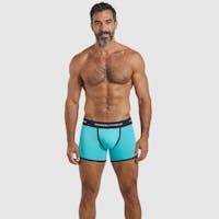 Boxer classique turquoise