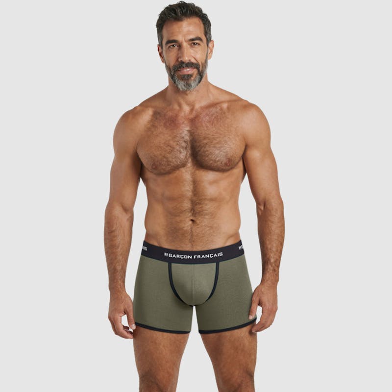 Bóxer clásico kaki