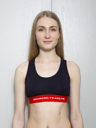 Brassière femme tricolore
