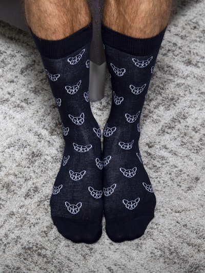 French Bulldog socks