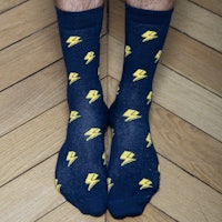 Lightning socks