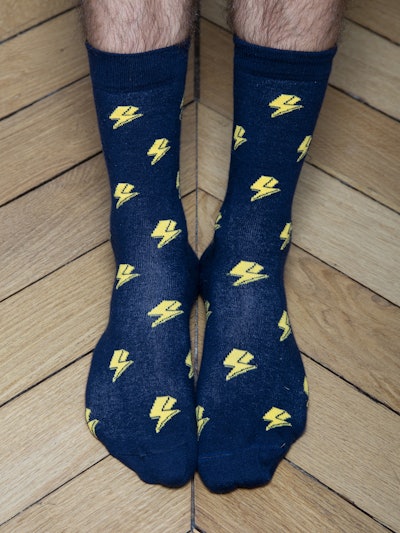 Lightning socks