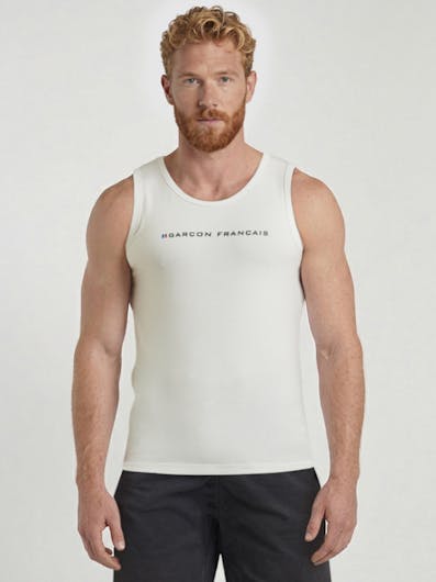 Débardeur blanc - Logo