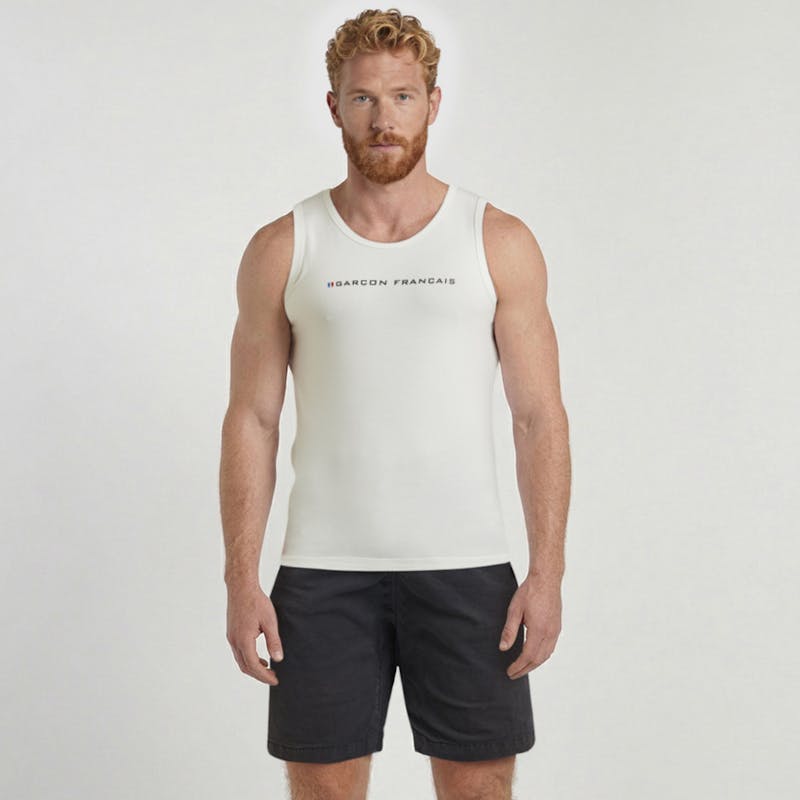 Débardeur blanc - Logo