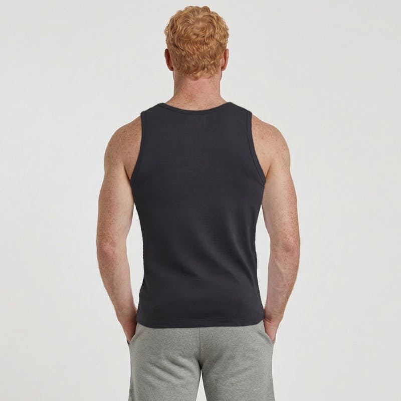 Débardeur bleu marine - Logo