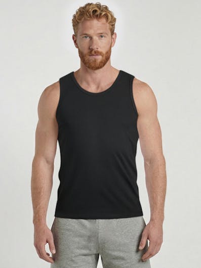 Black tank-top - Essential