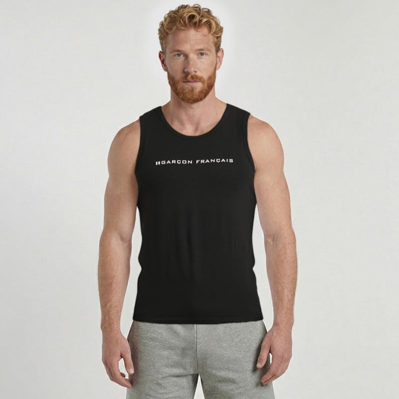 Débardeur noir - Logo