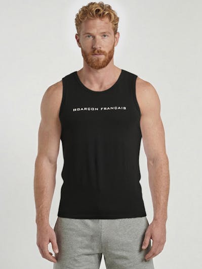 Débardeur noir - Logo