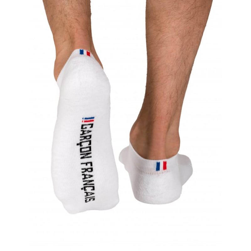 Socquettes blanches fabriquées en France - Garçon Français
