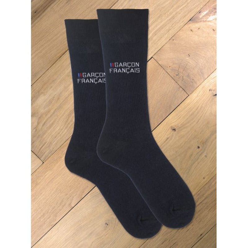 Navy blue city socks