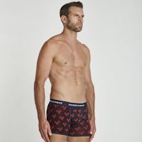 Boxer long Origami Coq rouge