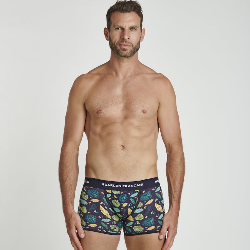 Boxer long Feuilles Tropicales