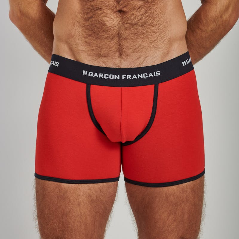 Organic cotton boxer shorts - for men - Polar Bear