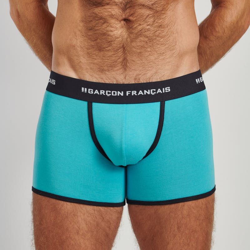 Boxer long turquoise