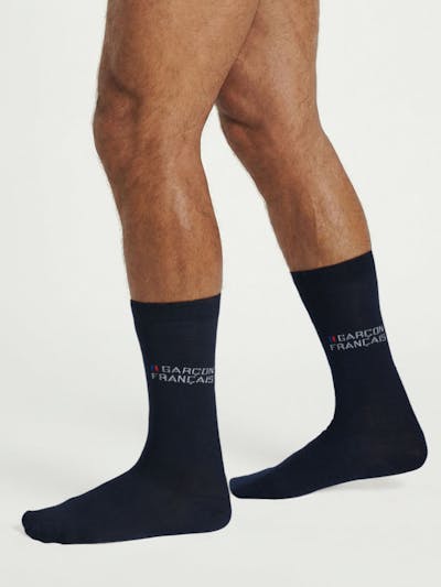 Chaussettes bleu marine