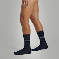 Navy blue city socks