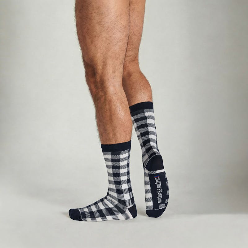 Calcetines leñadores blanco