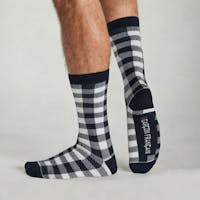 Calcetines leñadores blanco