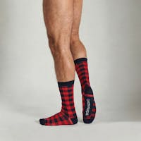 Chaussettes Bûcheron rouge