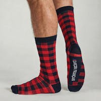 Chaussettes Bûcheron rouge