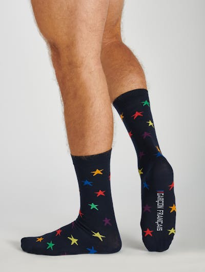 Rainbow Stars Socks