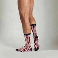 Chaussettes géométriques
