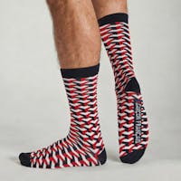 Chaussettes géométriques