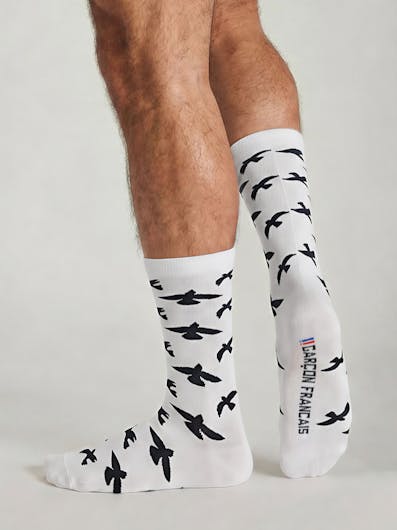 Chaussettes Oiseaux bleus