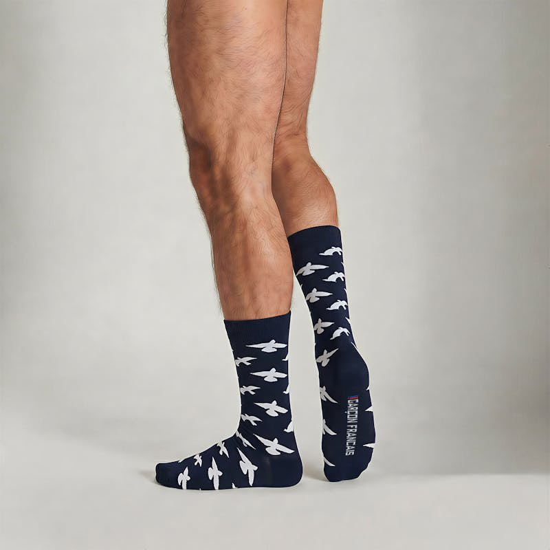Chaussettes Oiseaux blancs