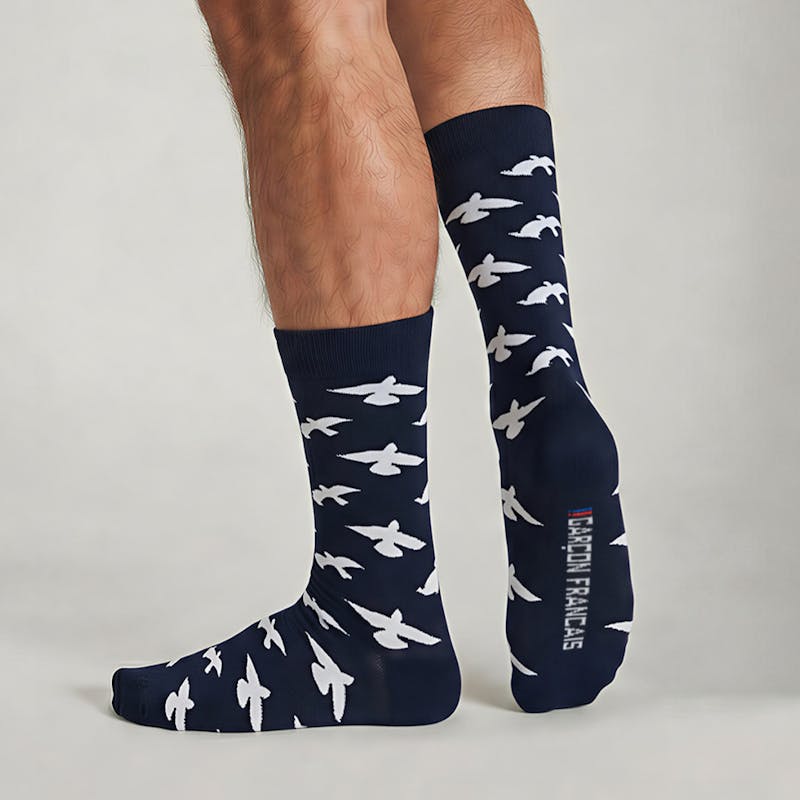 Chaussettes Oiseaux blancs