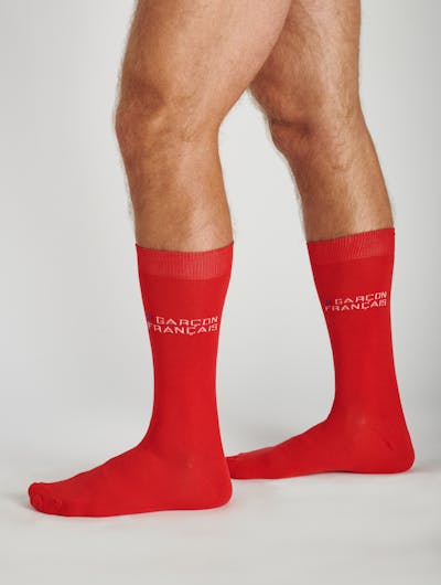 Red city socks