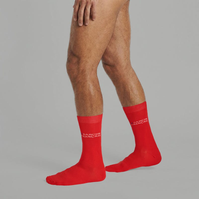Red city socks