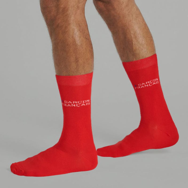 Red city socks