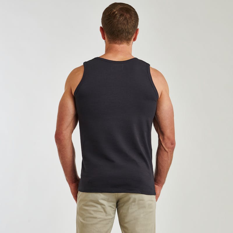 Camiseta de tirantes azul marino