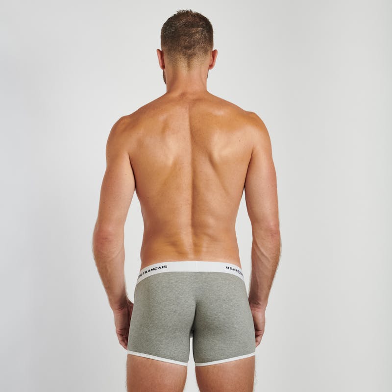 Boxer classique gris