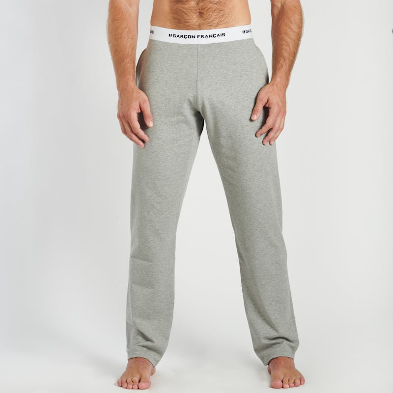 Pantalon pyjama gris chiné