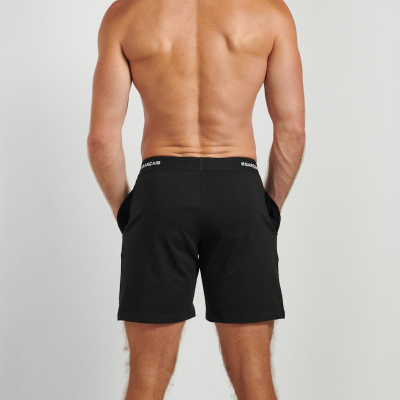 Black short pyjama bottom