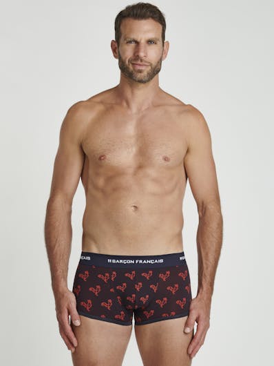 Boxer Origami Coq rouge