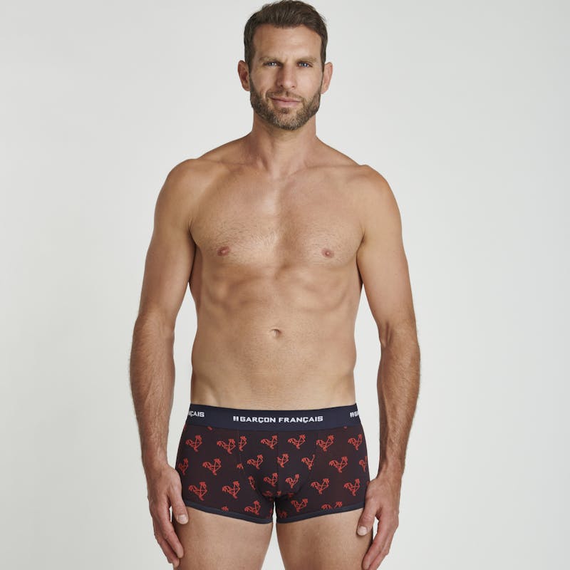 Bóxer corto Origami Gallo Rojo