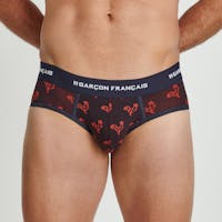 Origami red rooster brief