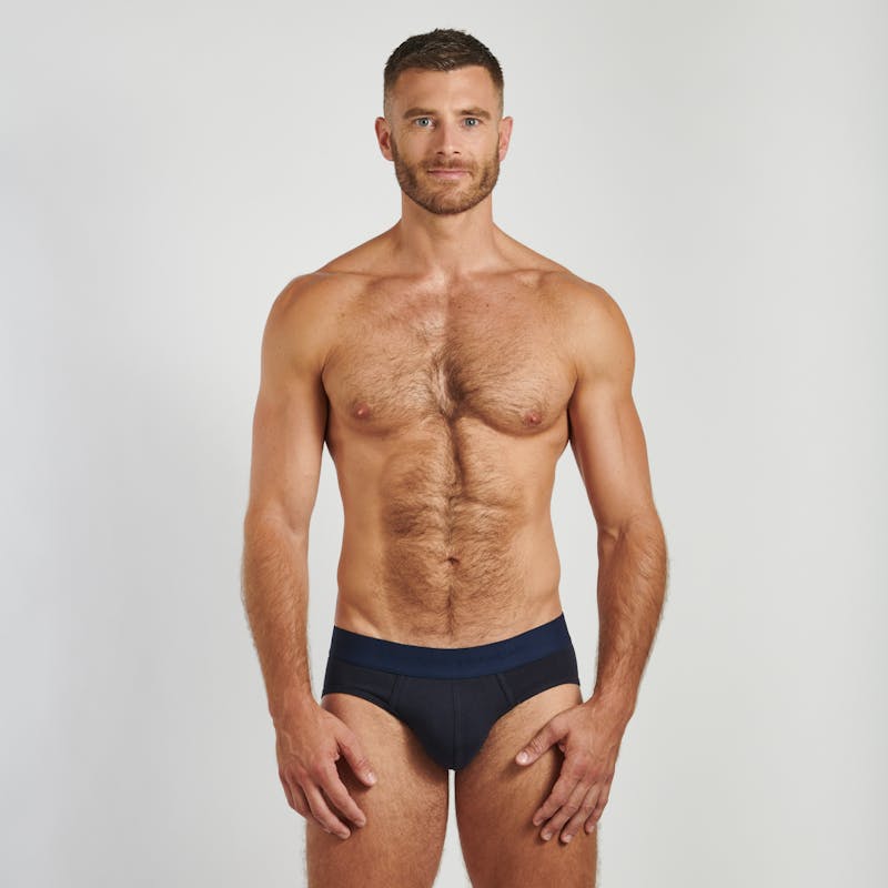 Slip puro azul marino