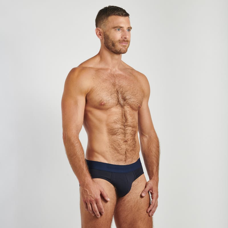 Slip puro azul marino