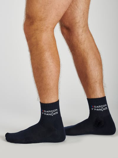 High Ankle Socks Navy Blue