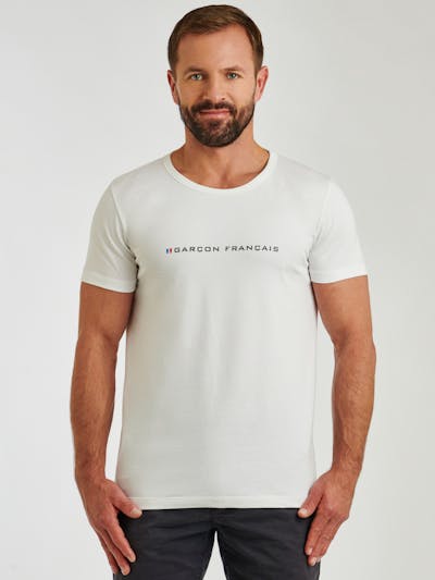 T-shirt blanc - Logo