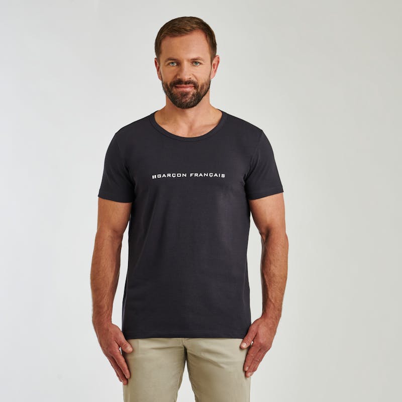 T-shirt bleu marine - Logo