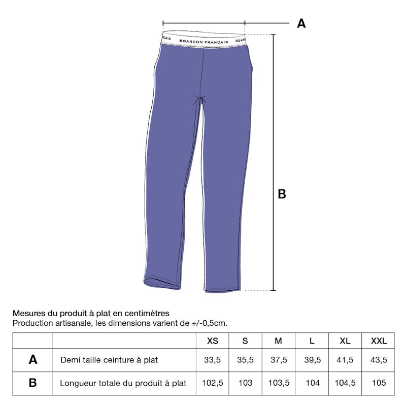 Pantalon pyjama Tricolore