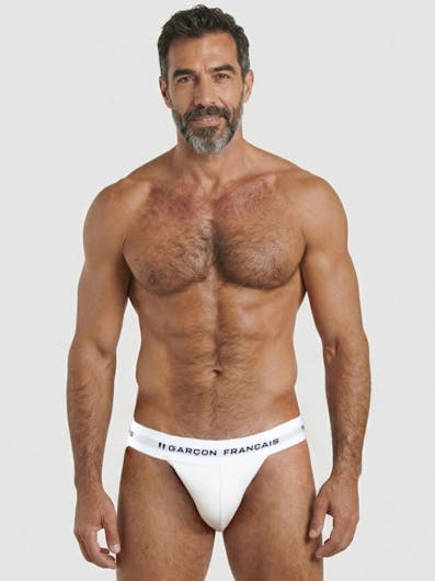White Jockstrap