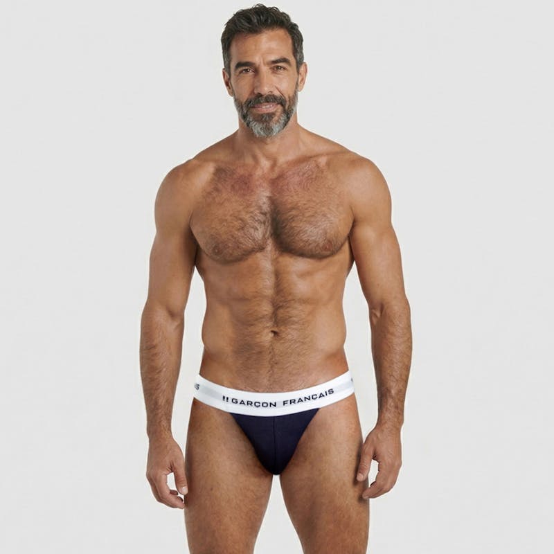 Suspensorio azul marino