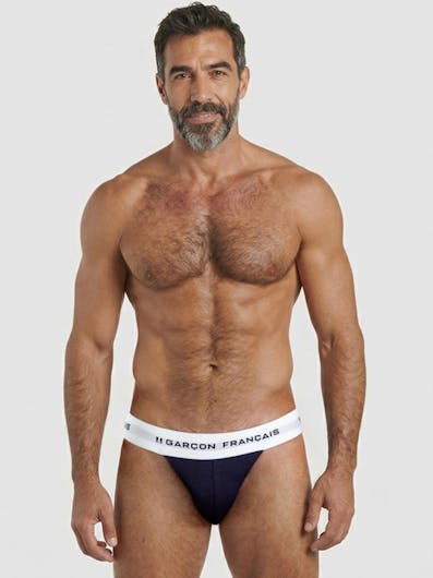 Suspensoir bleu marine